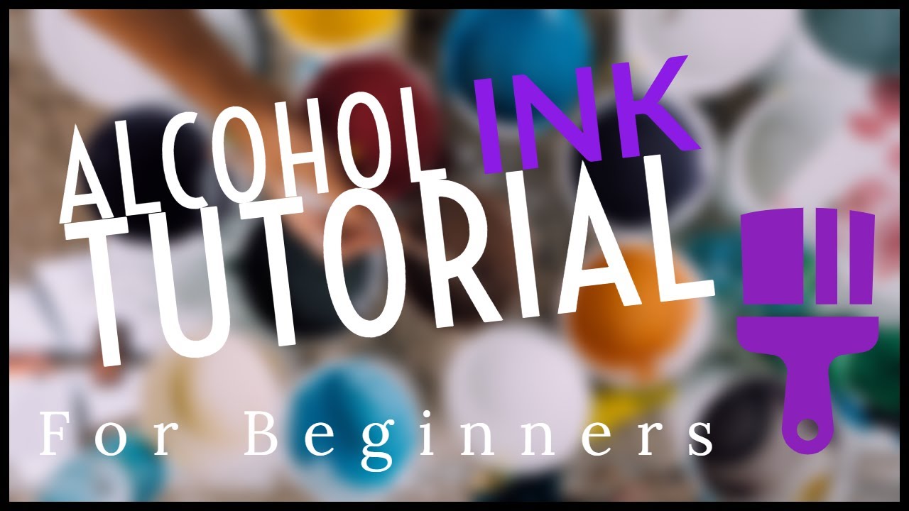 How to: Beginner steps to take, in becoming an Alcohol Ink artist on a ceramic tile