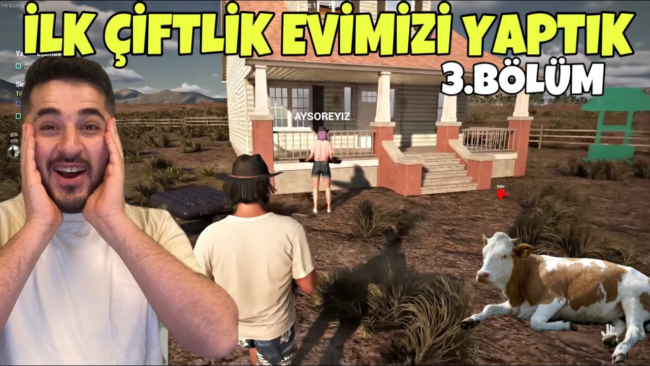 DEDEMİZİN DEFİNE HARİTASINI BULDUK, İLK ÇİFTLİK EVİNİ YAPTIK! -RANCH SIMILATOR 4.SEZON 3.BÖLÜM