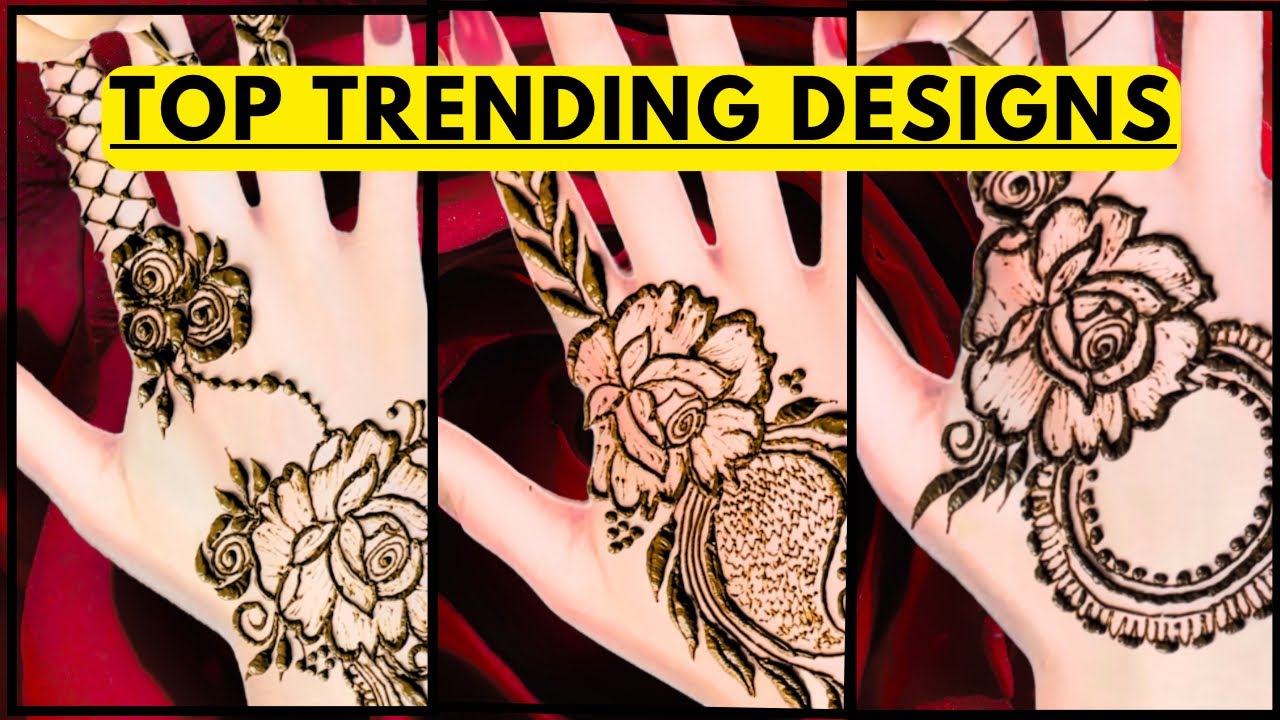 Jaw-Dropping Rose Mehndi Designs You Need to See Now | Festive Henna | Glamorous Mehndi