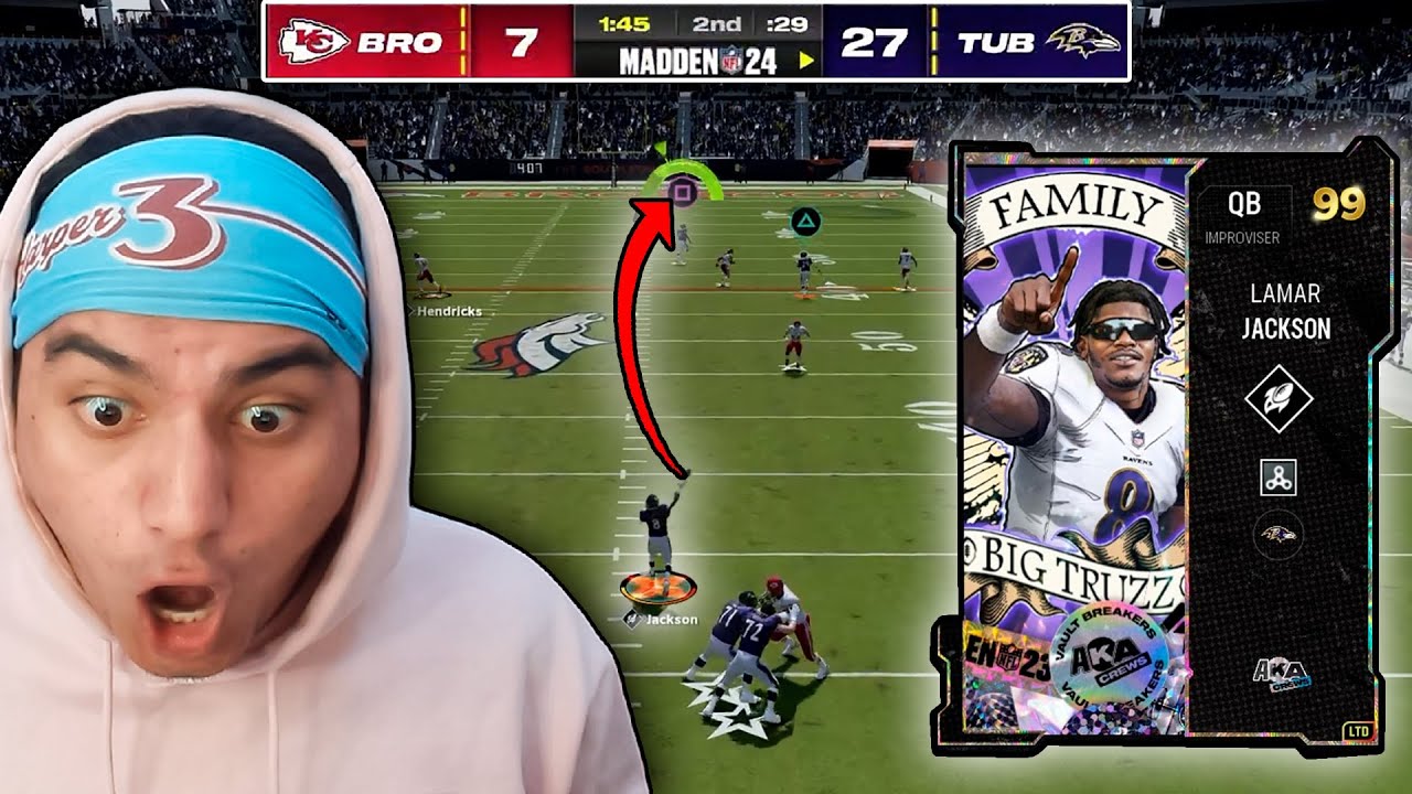 99 LAMAR JACKSON IS THE NEW QB1 IN MADDEN 24...