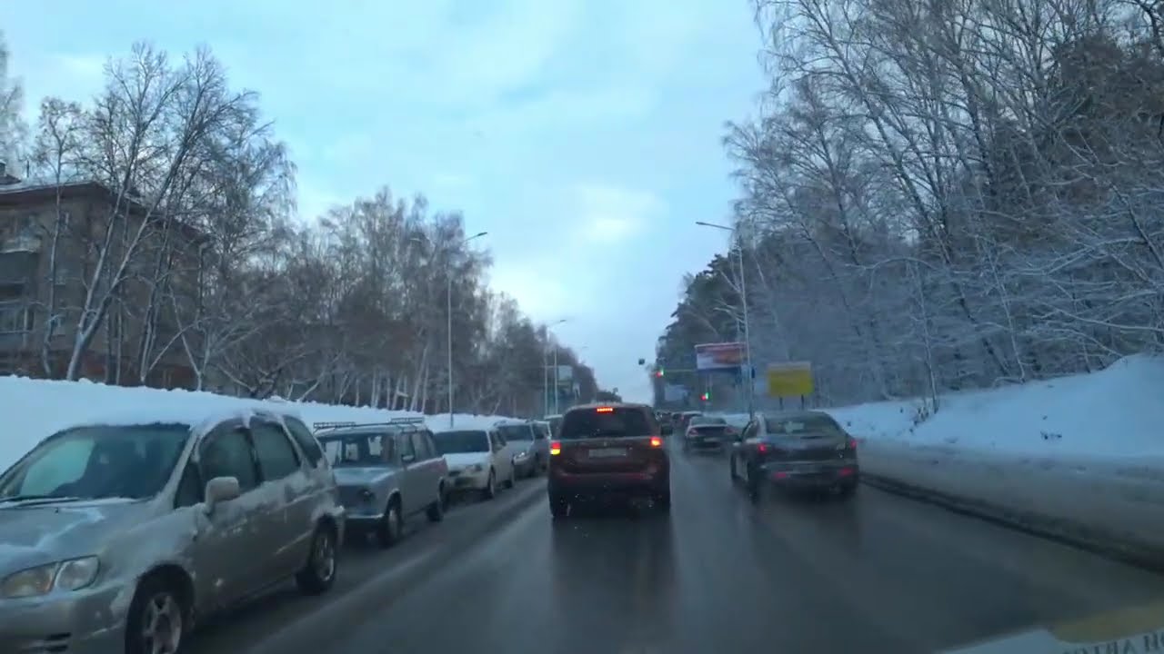 Новосибирск Титова Большевистская Бердское шоссе Ипподромская Сибирь Декабрь Сити154 City154 Обзор