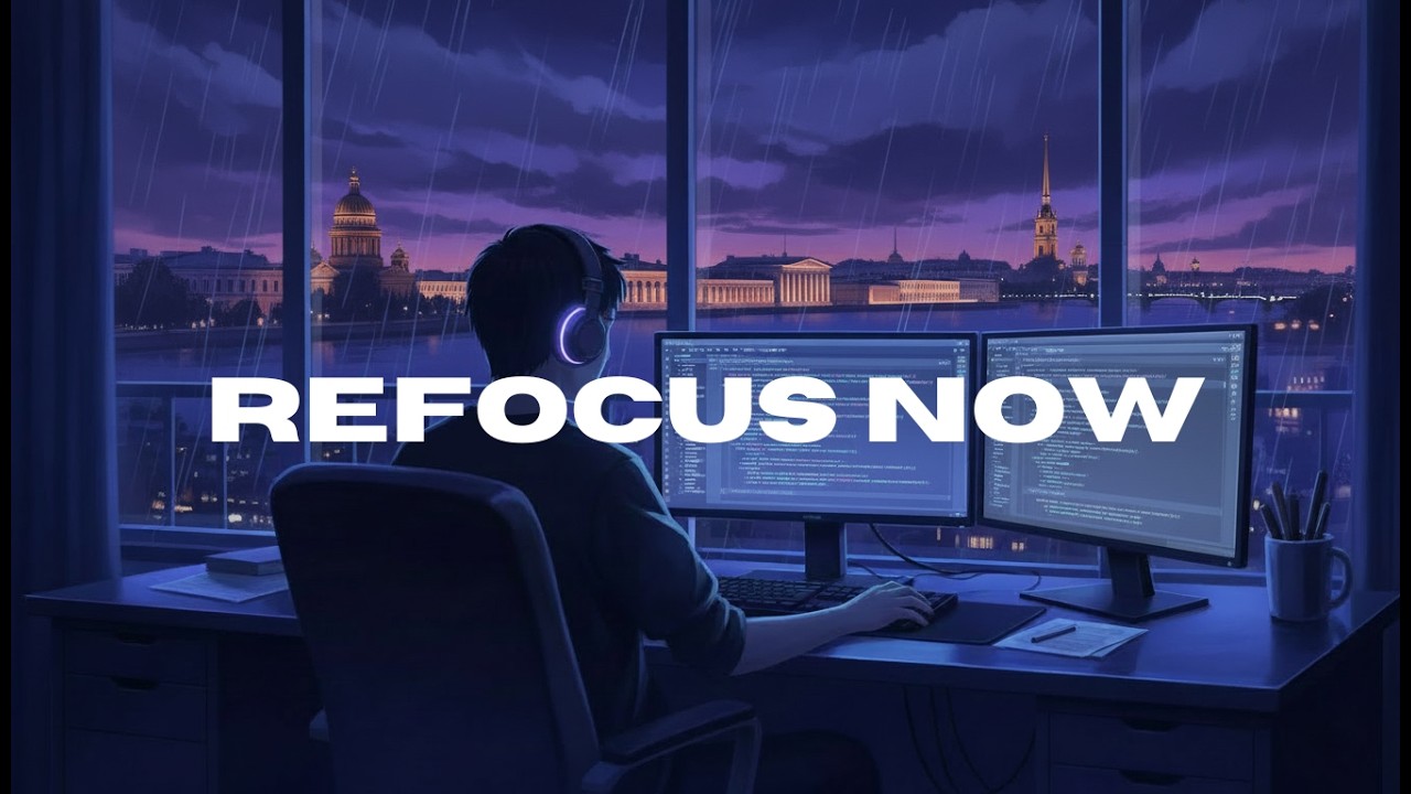 Refocus Now — Synthwave Beats for Deep Thought