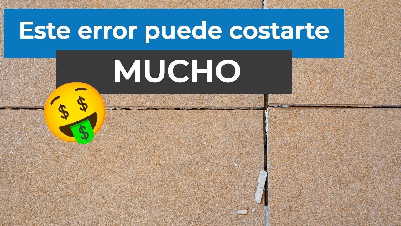 Errores en instalaci&oacute;n de junteador para pisos