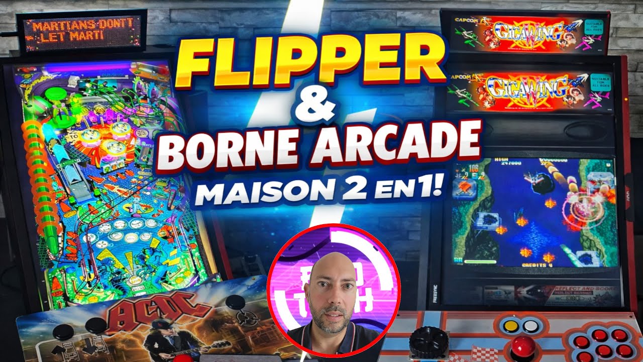 Flipper virtuel & borne d’arcade verticale – Projet 2 en 1 avec récupération