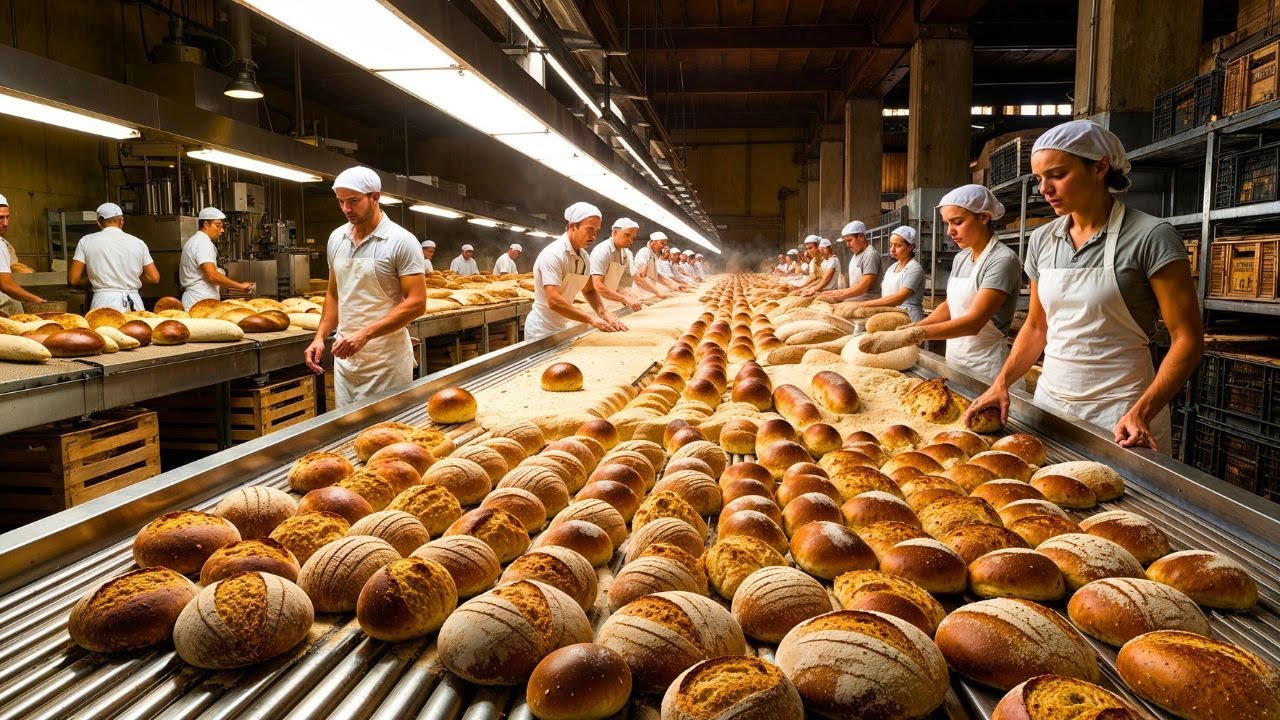 How Sourdough Bread is Made | FULL Automated Factory Process | Inside The Factory