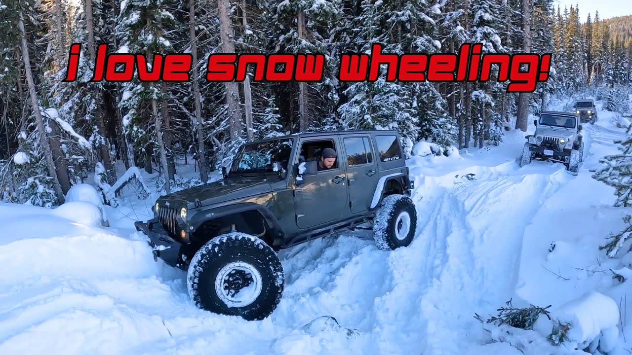 BAD Snow, GOOD Day! BC Snow Wheeling in Jeeps