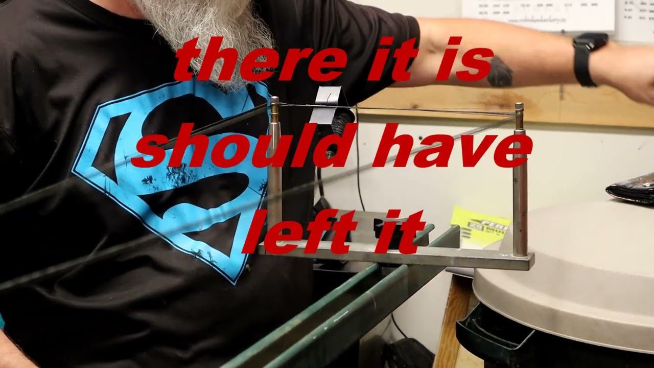 making a bowstring and trying a new toy