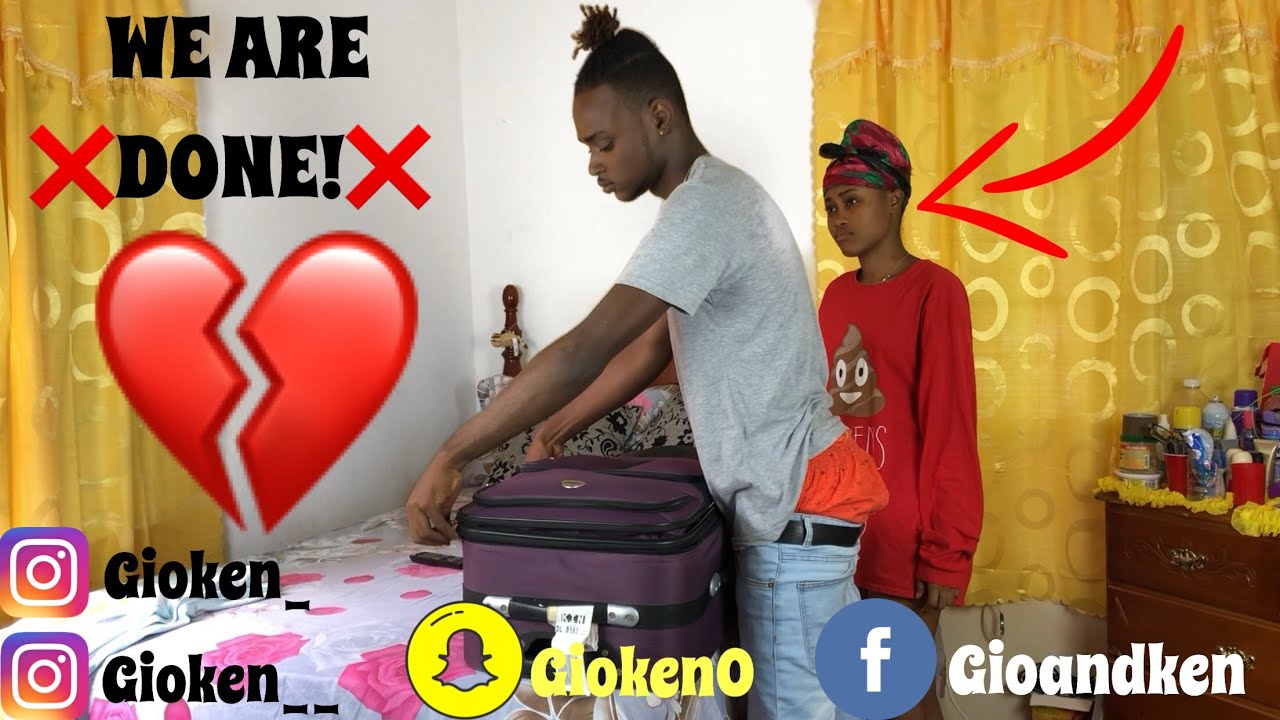 Break up prank on girlfriend &ldquo;get&rsquo;s emotional she cries😭😭