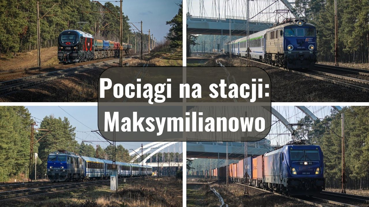 Pociągi na stacji: Maksymilianowo | Trains at: Maksymilianowo