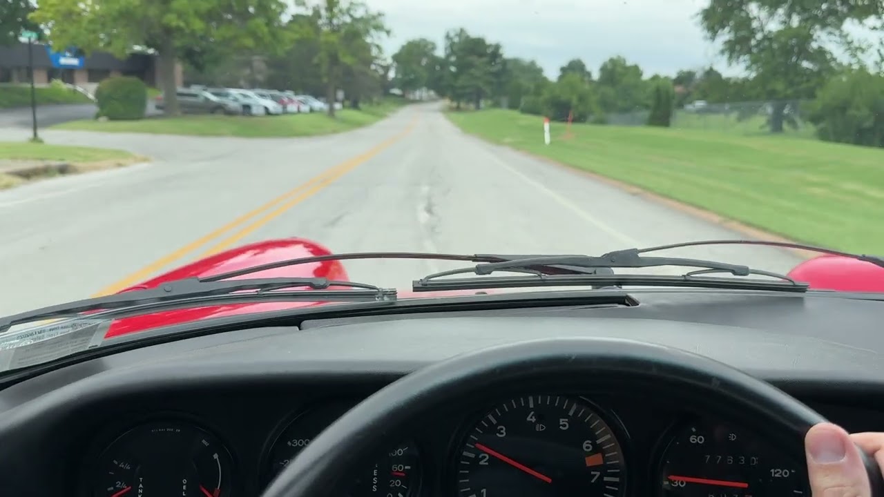 1974 Porsche 911 driving video 