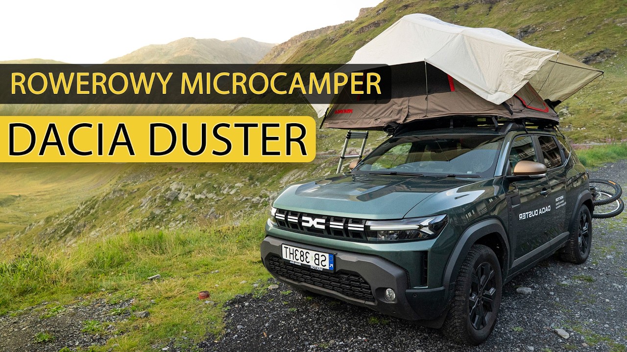 Dacia Duster as a mini bike camper