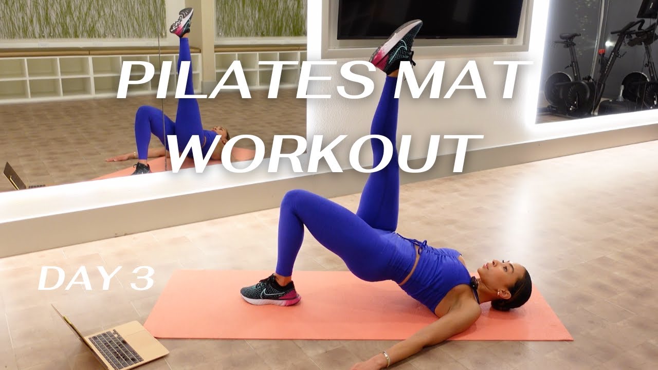Pilates Mat Workout for Inner Thighs and Toned Abs! DAY 3//DECEMBER CHALLENGE