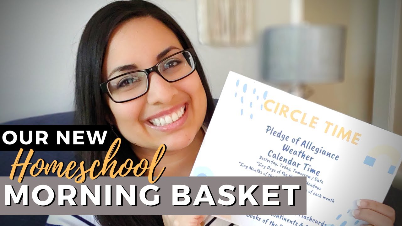 OUR NEW MORNING BASKET HOMESCHOOL IDEAS AND PLANS: What's inside my morning basket plus how I plan