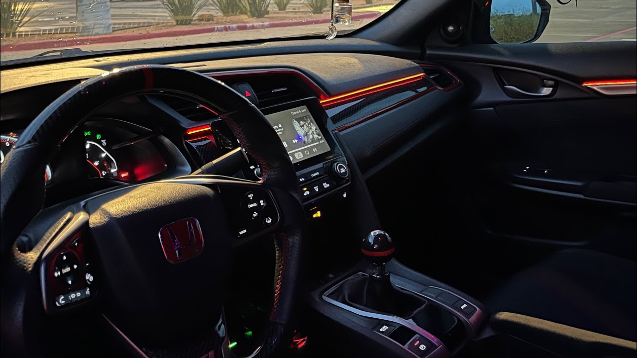 Civic SI Ambient Lighting Install