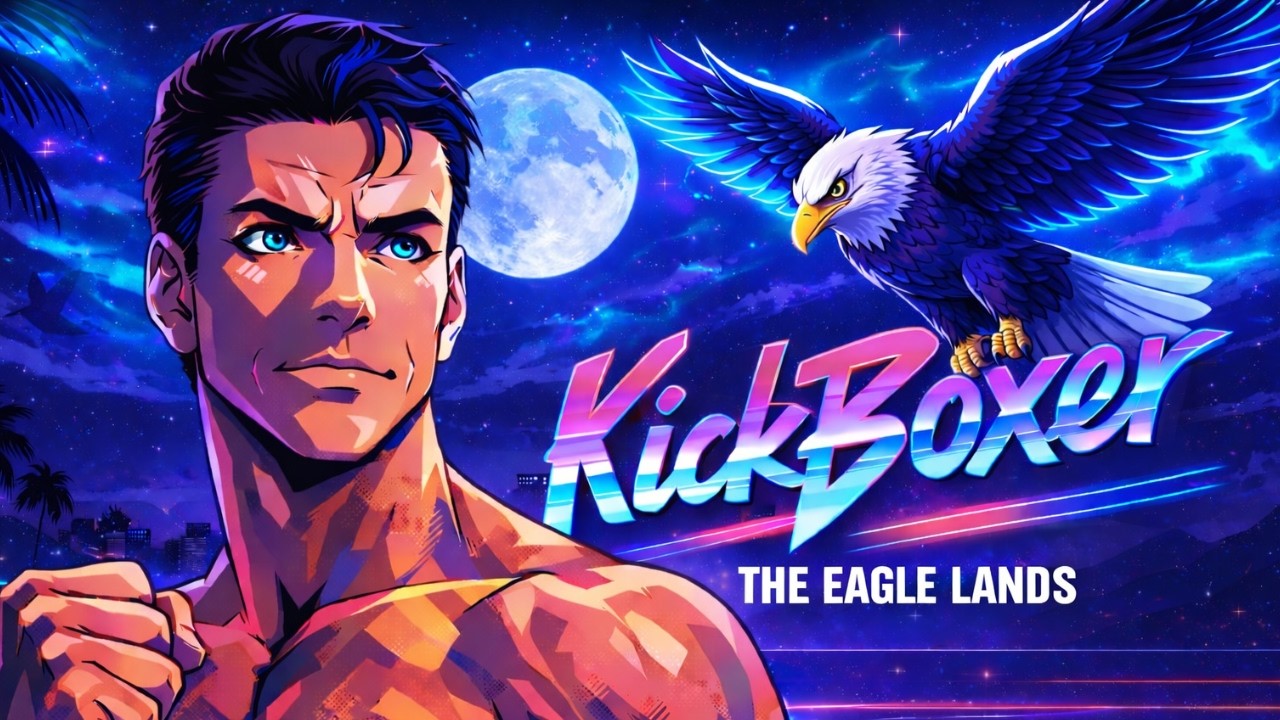 KICKBOXER - The Eagle Lands | Epic Synthwave Retrowave Cover 80s Vibes