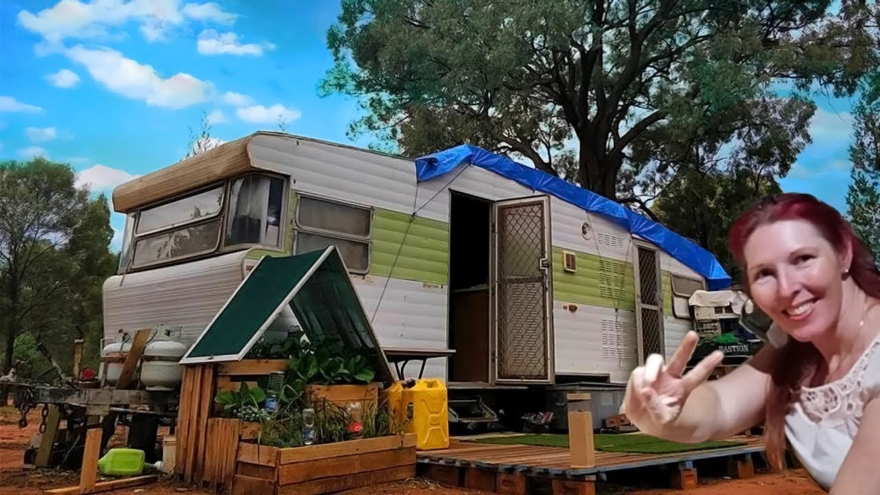 Living off grid in a caravan for 1 year