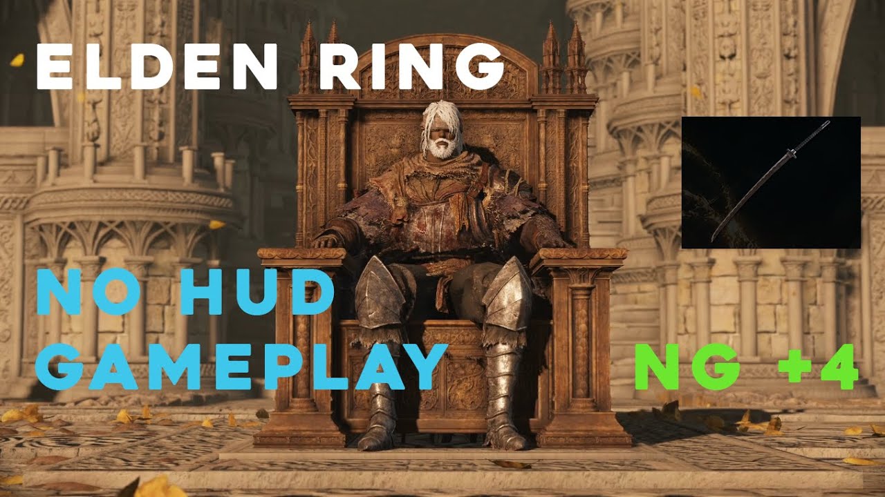 Elden Ring - NO HUD Chill Vagabond Gameplay (NG+4 No Commentary )
