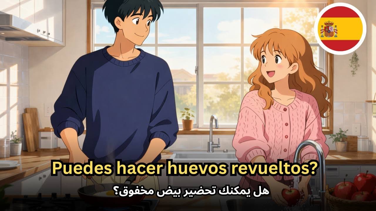 ابدأ بفهم الإسبانية بسهولة و سرعة | حوار الفطور اليومي مترجم ☕🇪🇸