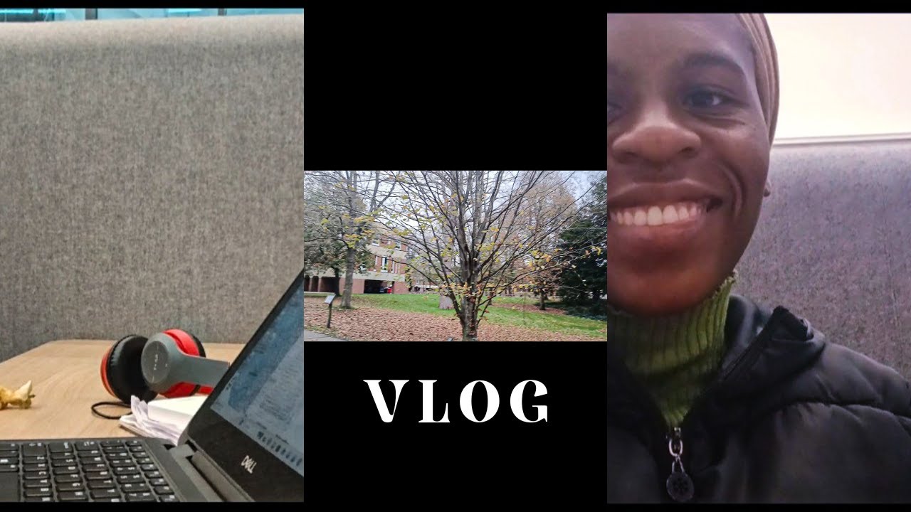 VLOG| A productive day in my life in the UK, studying,  music night, laundry .