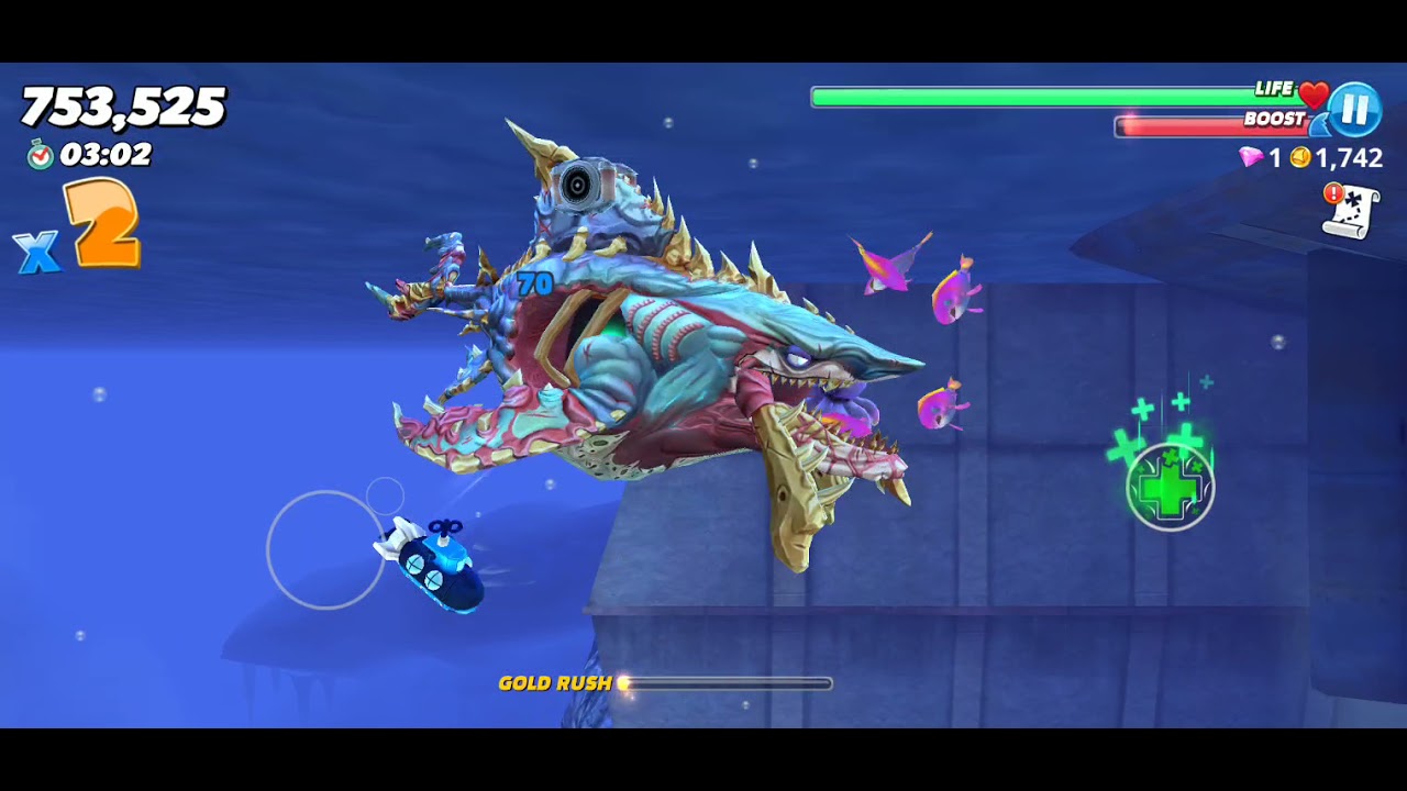 playing with the new alpha zombie shark