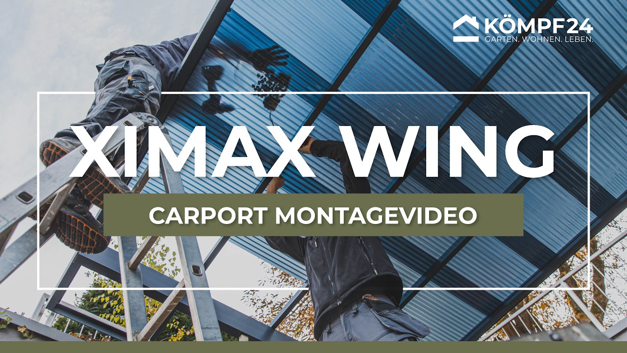 Design-Carport XIMAX Wing  | Montageanleitung