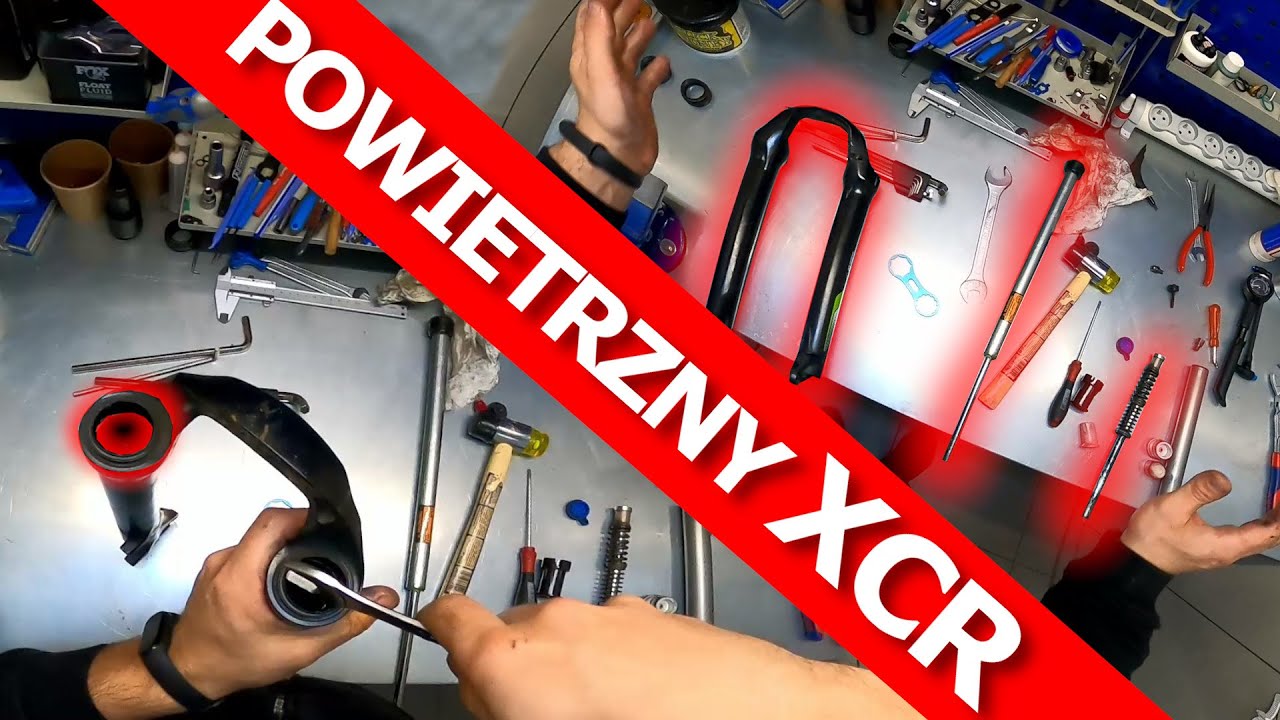 Pełny duży serwis SR Suntour XCR | Wymiana uszczelek kurzowych