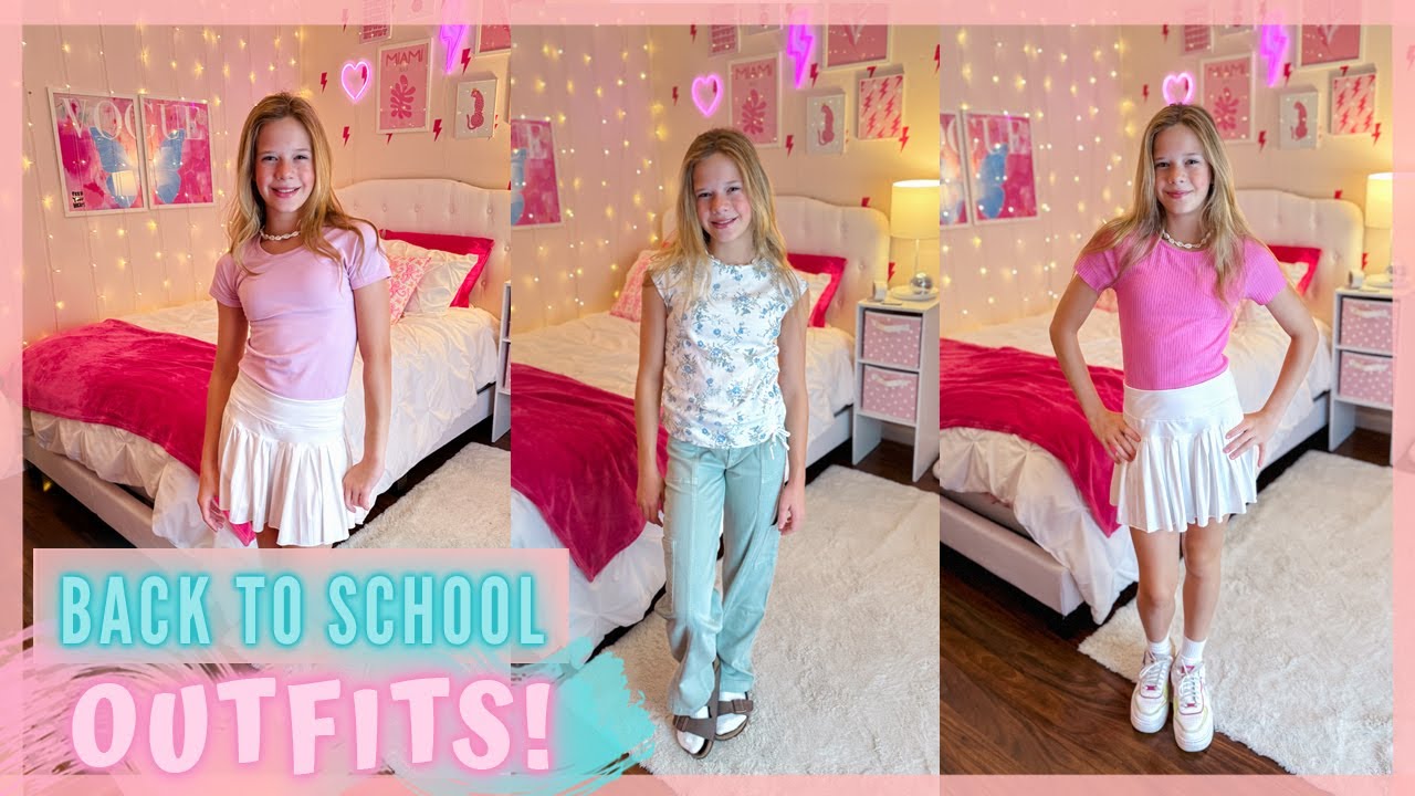 Back to School Outfit Ideas! Tween Style | What to Wear