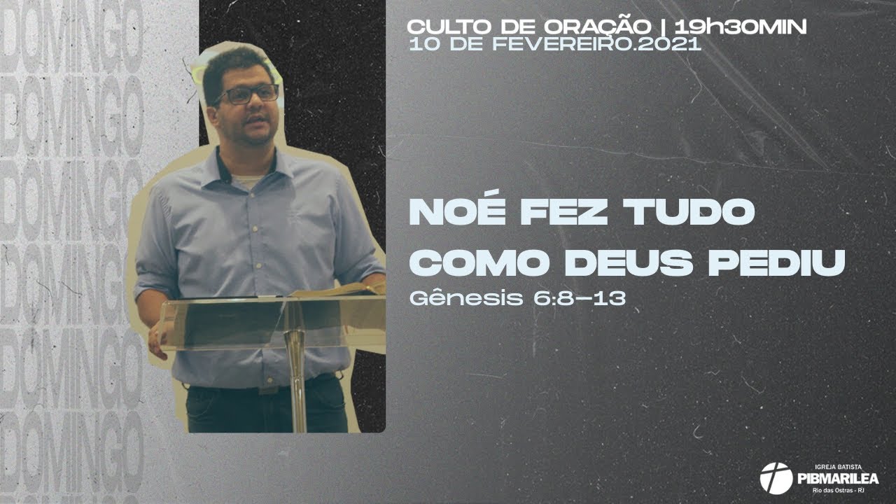 CULTO DE ORA&Ccedil;&Atilde;O - Pastor Franco |10/02/2021 | PIBMARILEA