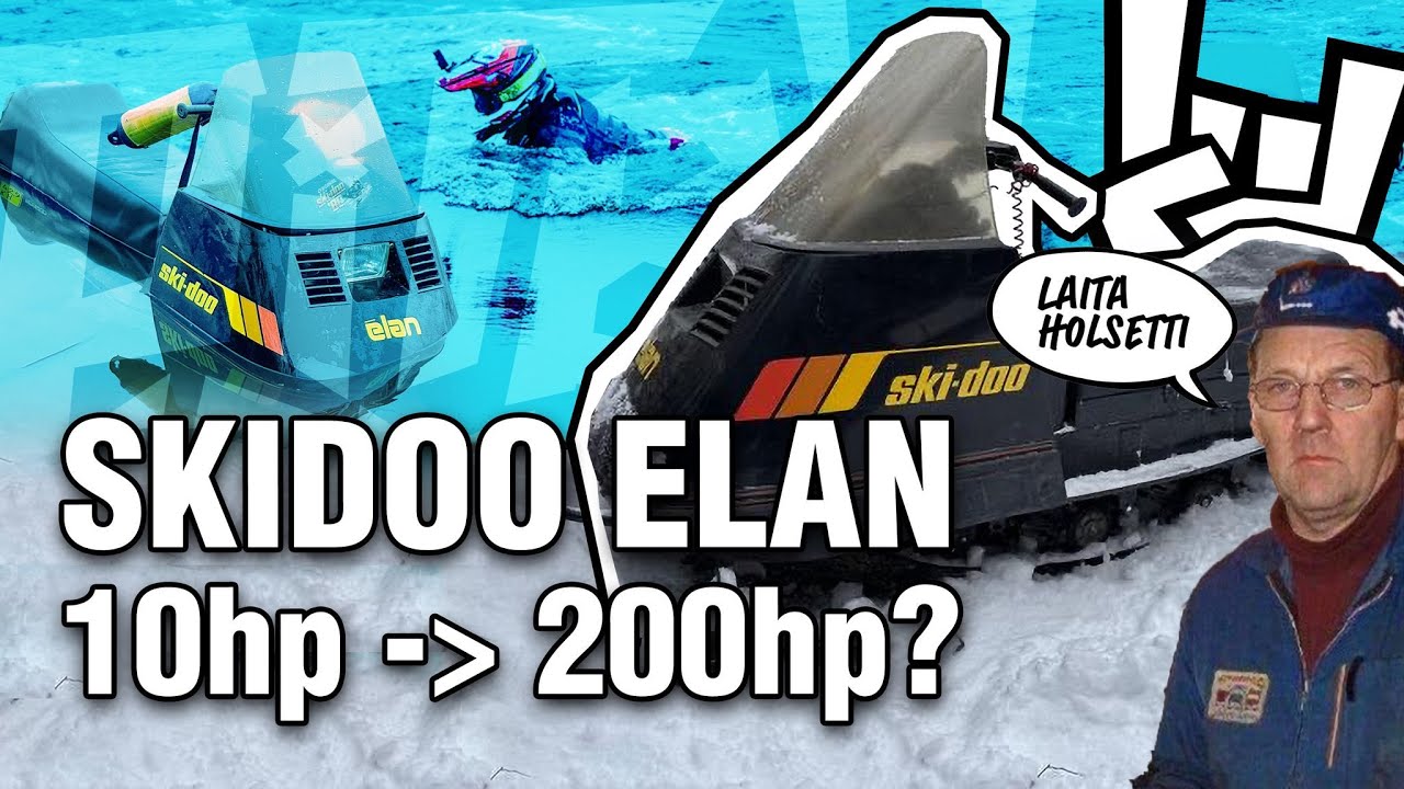 200 HEVOSVOIMAINEN SKIDOO ELAN WATERCROSS KELKKA OSA 1 – MOOTTORI