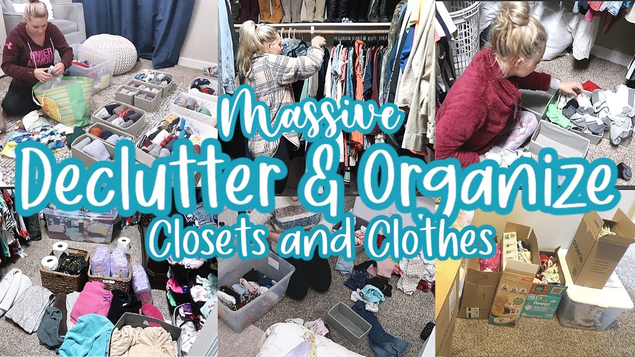 DECLUTTER AND ORGANIZE WITH ME 2023 / EXTREME CLOSET ORGANIZATION / ORGANIZING DRESSERS AND CLOSETS