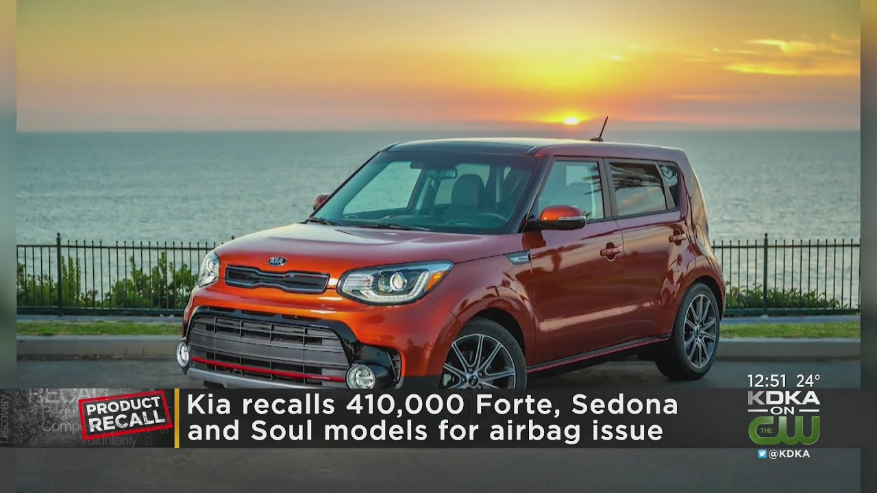 Kia Recalls 410,000 Vehicles Due To Airbag Issues