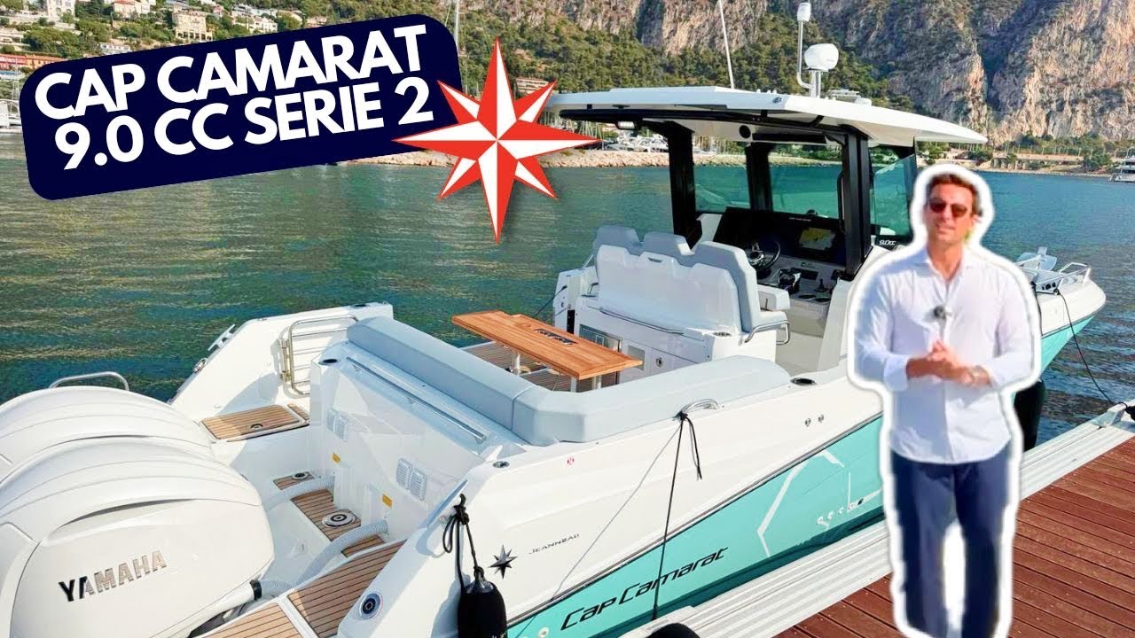 Nouveau -  Cap Camarat 9.0 CC Série 2 JEANNEAU - version longue - bateau moteur - Visite à bord