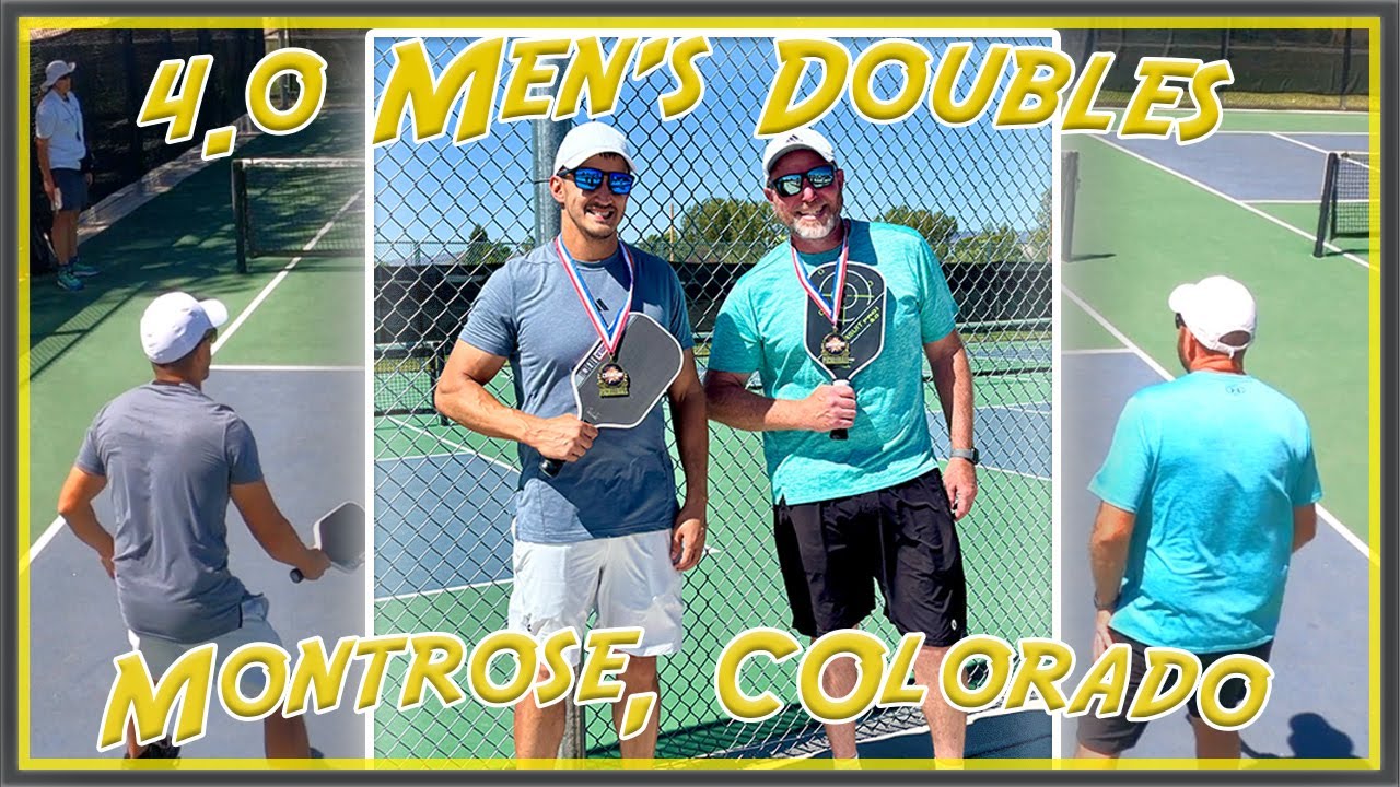 4.0 Men's Doubles | Pickleball Tournament | Montrose Colorado