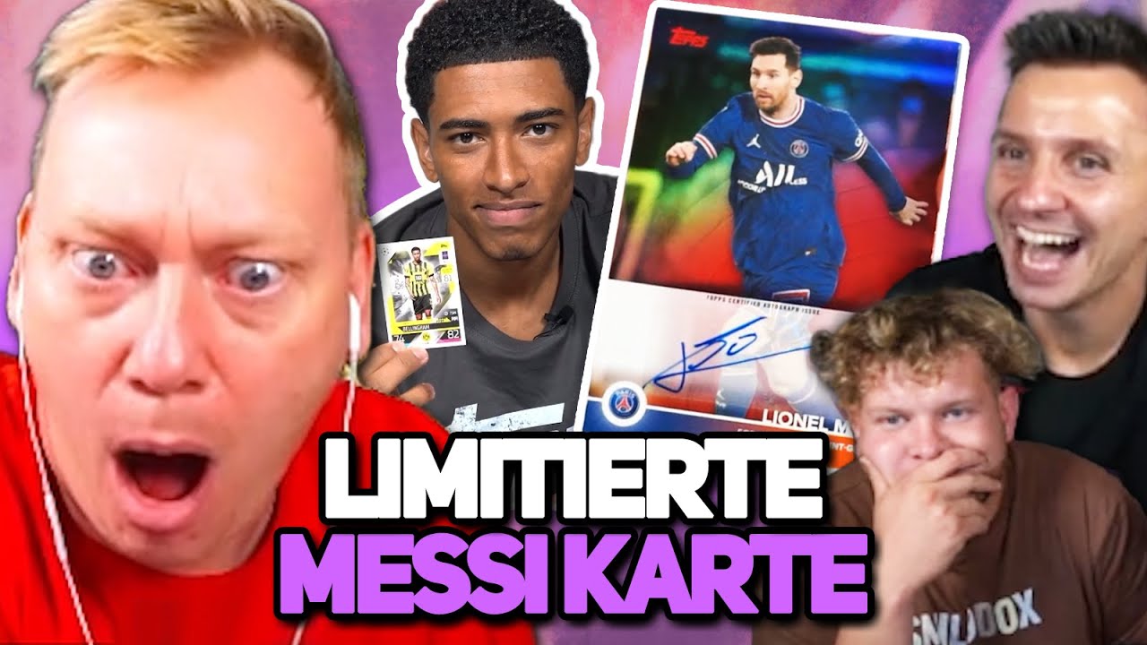 LIMITIERTE MESSI AUTOGRAMM KARTE! 😱 GRUßVIDEO VON JUDE BELLINGHAM 😂