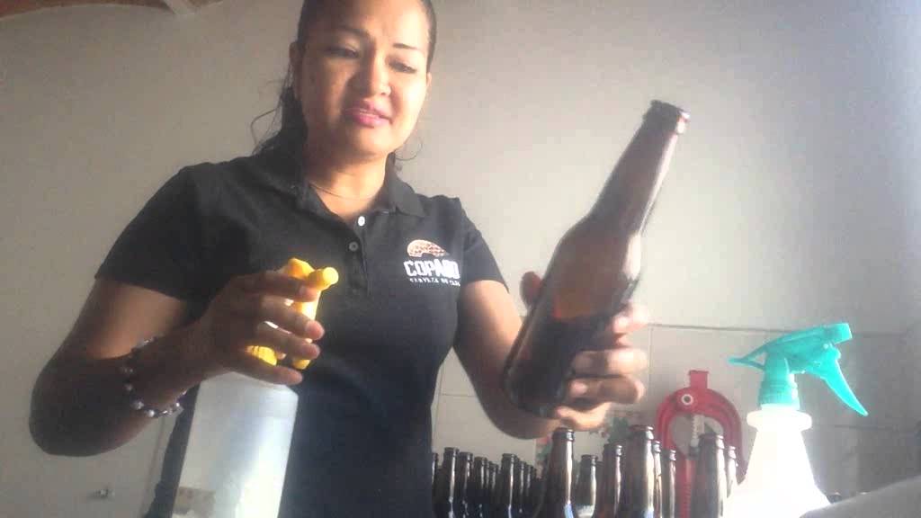 sanitizar botellas