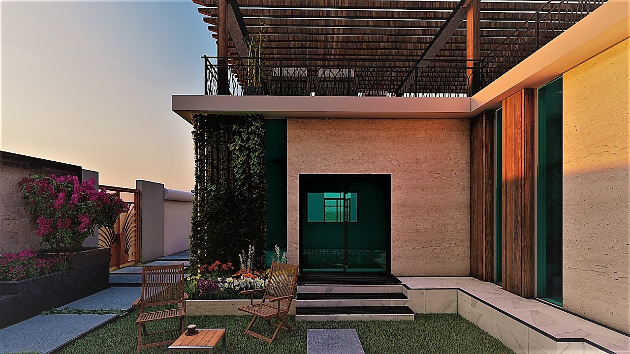 تصميم معماري شاليه خاص على الطراز المودرن | Architectural design of a private chalet  modern style