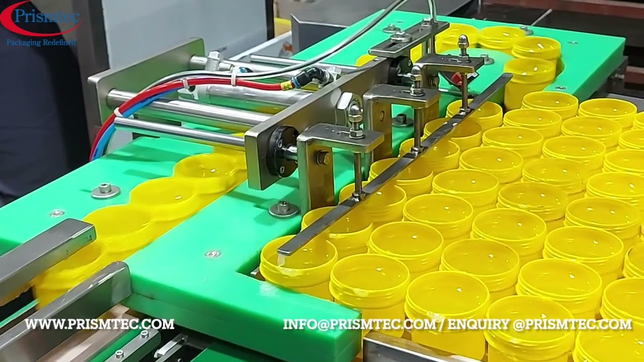 Petroleum Jelly 50 Grams HDPE Container Filling Cooling Capping Labelling Line