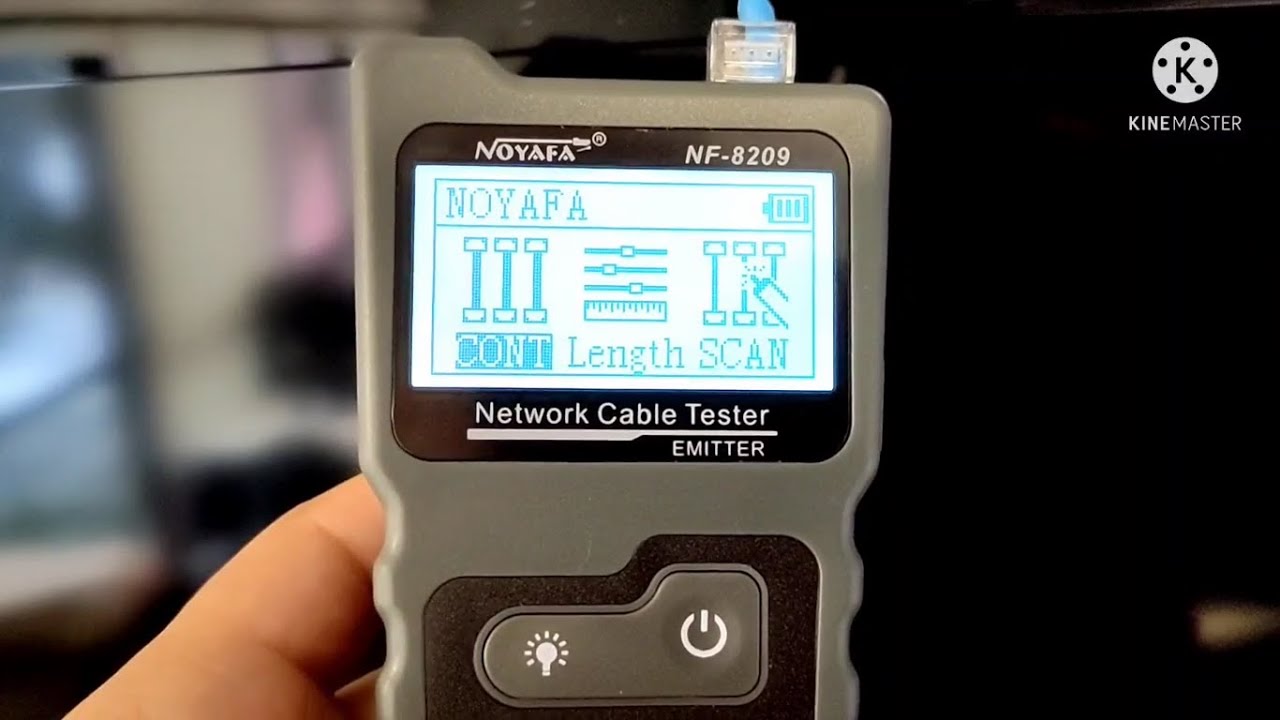 Testador de Cabo de Rede Noyafa NF 8209 - Testando Flash Port
