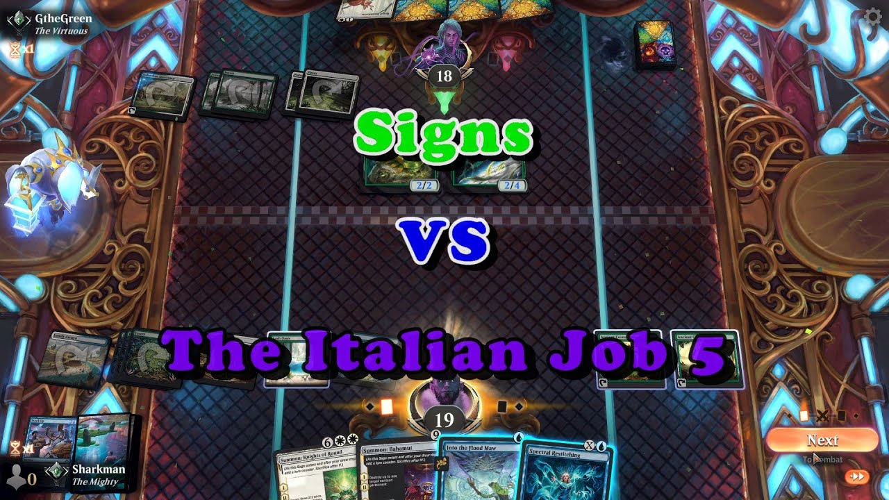 Ujęcie z gry nr 562 | Dodatkowe ujęcia walki z The Italian Job 5 | Standard SPM | Arena MTG