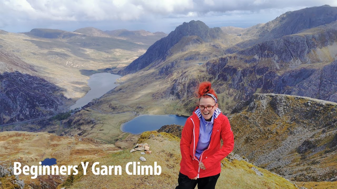 Beginners climb of Y Garn in Snowdonia