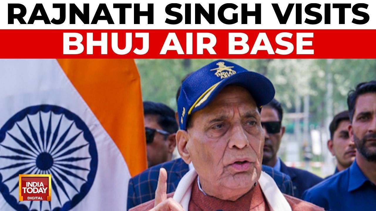 Rajnath Singh At Bhuj Air Base: Reaffirming Operational Preparedness After Pakistan Conflict