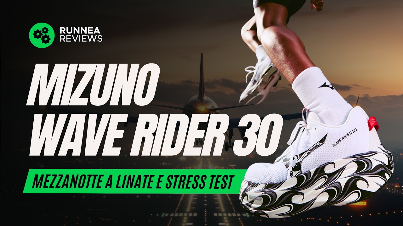 Mizuno Wave Rider 30: Recensione dall'aeroporto di Milano Linate a 100 km di vita vera