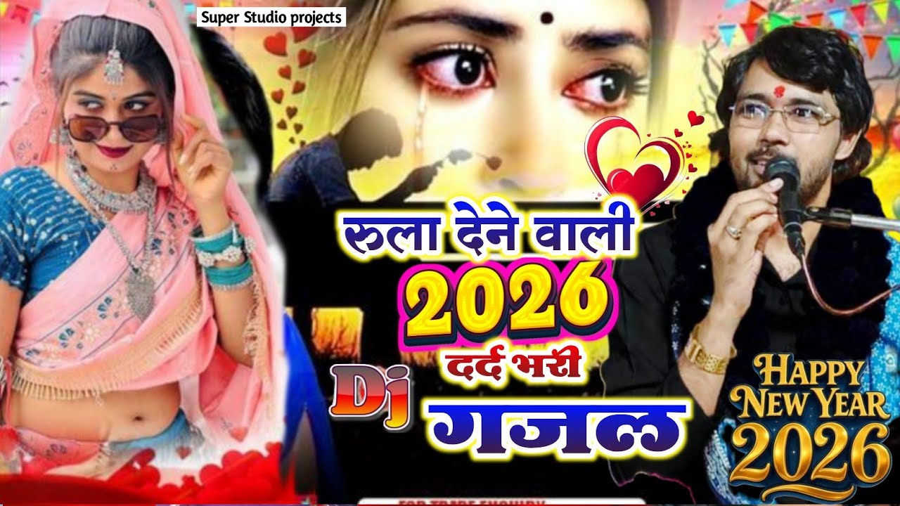 2026 नए साल की 🎵दर्द भरी रुला देने वाली 😭 बेवफाई की गजल 💔 Girand Sawariya #superstudio 