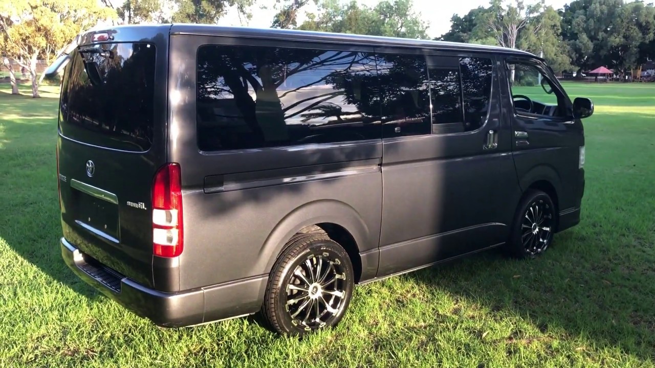 Hiace Super GL Luxury Turbo Diesel Camper Van with bed and JDM Goodies www.SunRiseCars.com.au