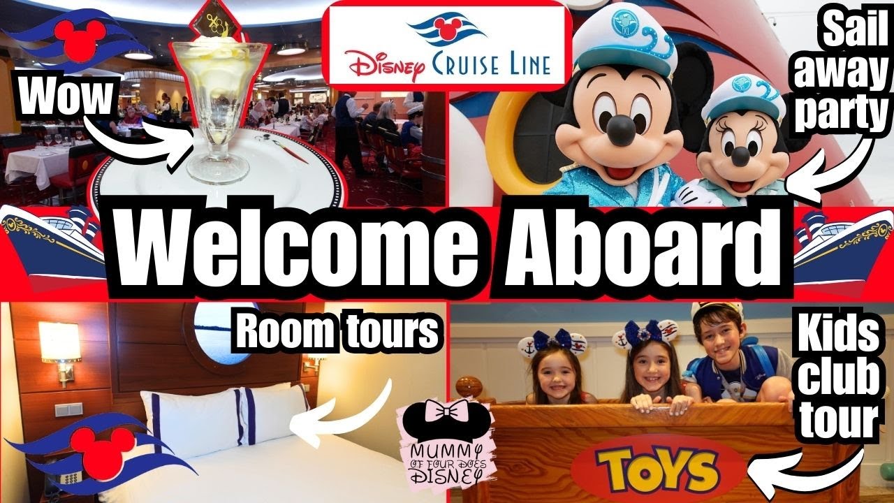 Disney Dream Cruise Embarkation Day! Stateroom Tours, Sailaway & More