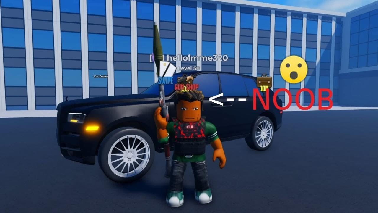 I PRETENDED TO BE A NOOB WITH AN RPG IN THIS ROBLOX CALI HOOD GAME! (Cali Shootout)