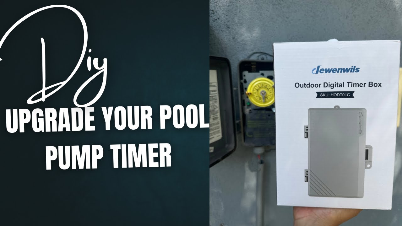 Pool Timer Upgrade! Installing a DEWENWILS Digital Timer (Step-by-Step)
