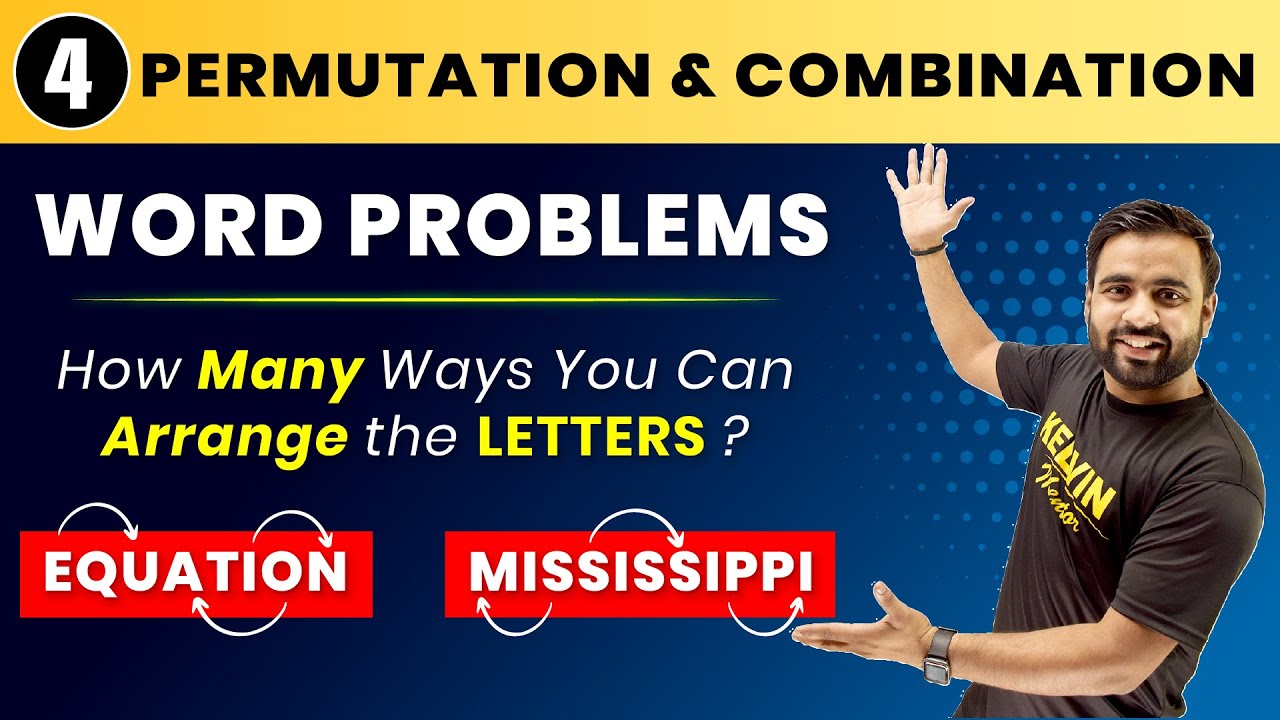 #4 | Word Problems on Permutation | Permutation & Combinations | Class 11 Maths
