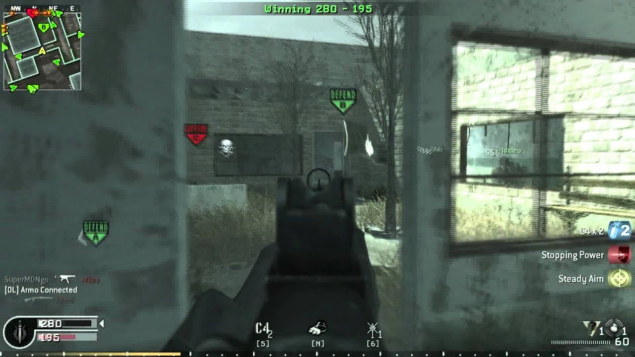 COD4 EPIC STUN KILL!