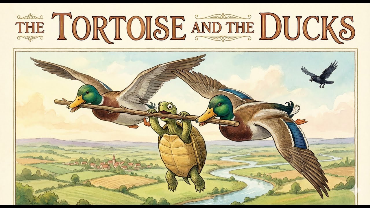 AESOP'S FABLES: THE TORTOISE AND THE DUCKS